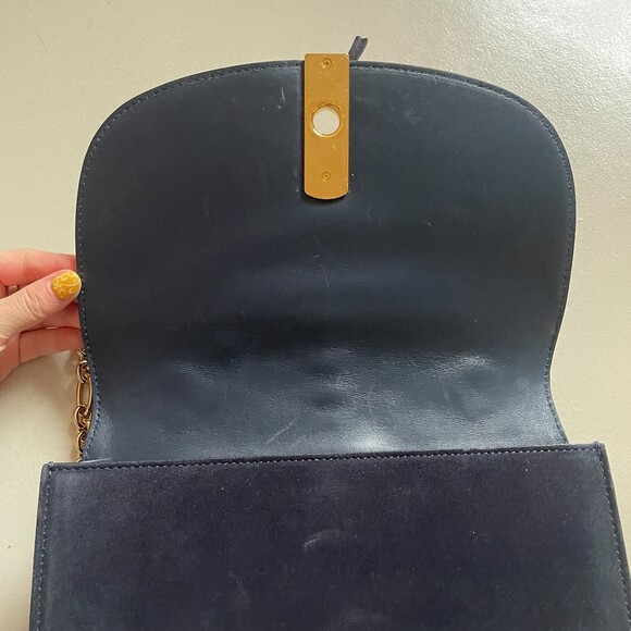 Altuzarra Braided Chain Shoulder Bag Navy - Picture 7 of 10